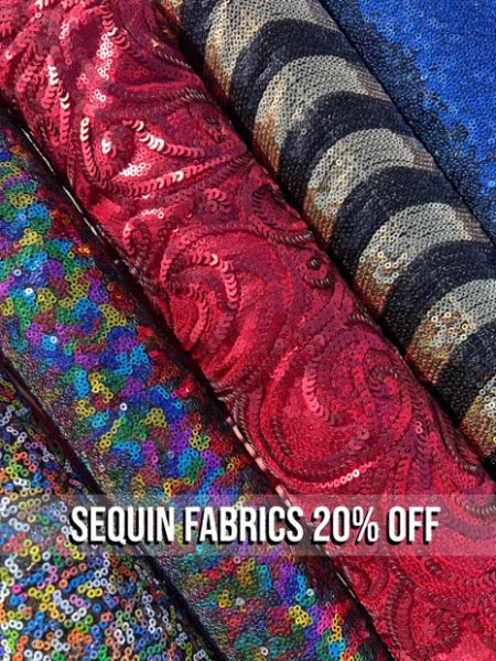 Sequin fabrics.